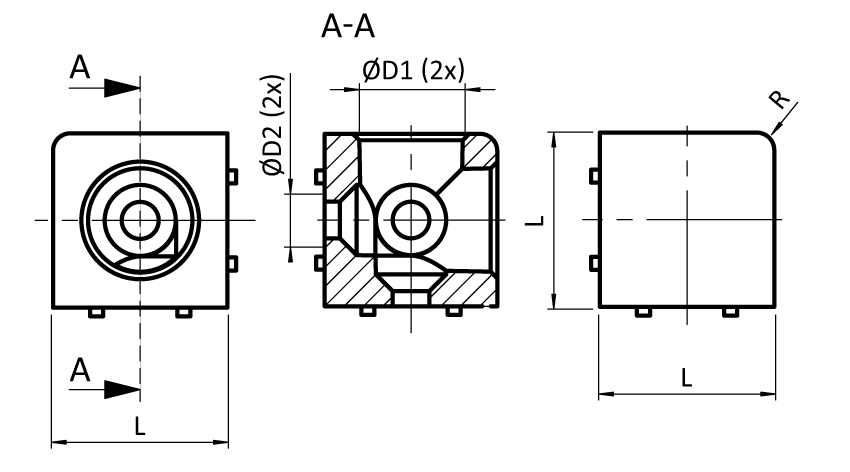 Cube Connector 30. 2D - immagine 2
