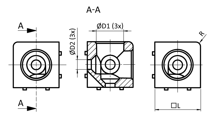 Cube Connector 30. 3D - immagine 2