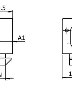 Alternative view of Uniblock 18 CS. Black