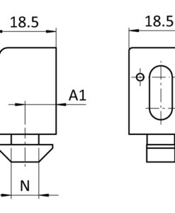 Alternative view of Uniblock 18. Gray