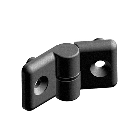 Plastic Hinge 32 x 60. Black