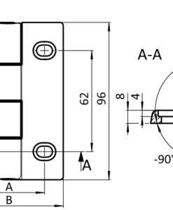Alternative view of Heavy-duty Hinge