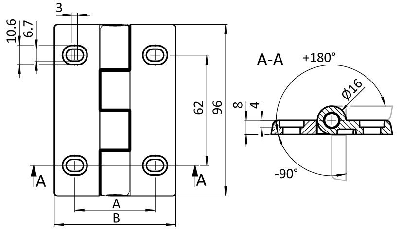 Heavy-duty Hinge - immagine 2