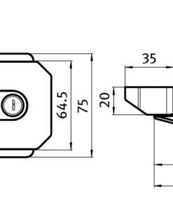 Alternative view of Slam Latch ZN
