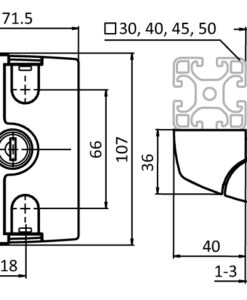 Alternative view of Slam Latch PRO