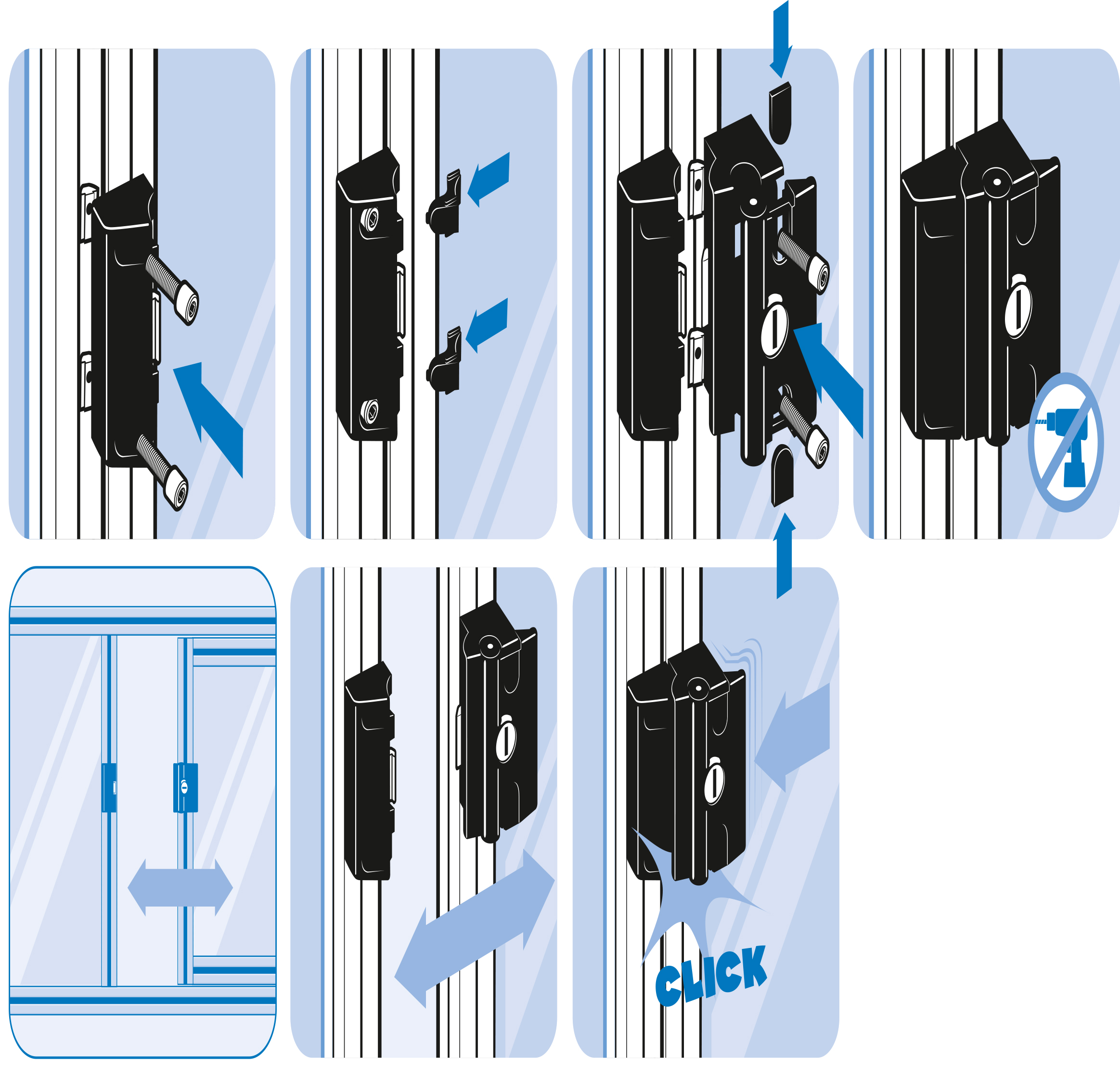 Slide Door Latch Compact - immagine 4