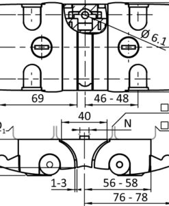 Alternative view of Twin Slam Latch Compact