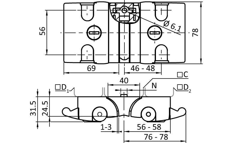 Twin Slam Latch Compact - immagine 2