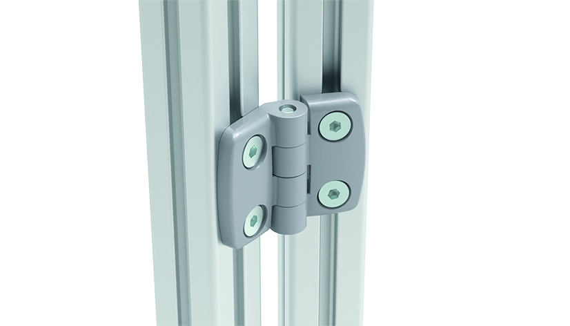 Aluminum Die-cast Combi Hinge 30. Non-detachable. Alu Color - immagine 3