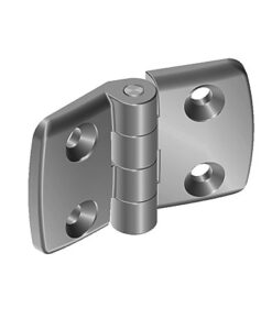 Aluminum Die-cast Combi Hinge 35. Non-detachable. Alu Color