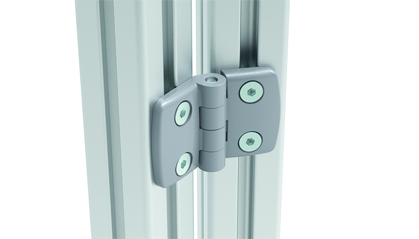 Aluminum Die-cast Combi Hinge 35. Non-detachable. Alu Color - immagine 3