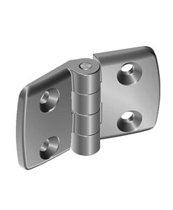 Aluminum Die-cast Combi Hinge 40. Non-detachable. Alu Color