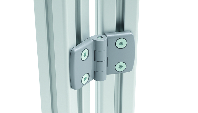 Aluminum Die-cast Combi Hinge 40. Non-detachable. Alu Color - immagine 3