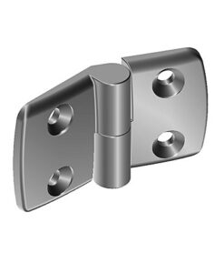 Aluminum Die-cast Combi Hinge 45. Detachable. Alu Color