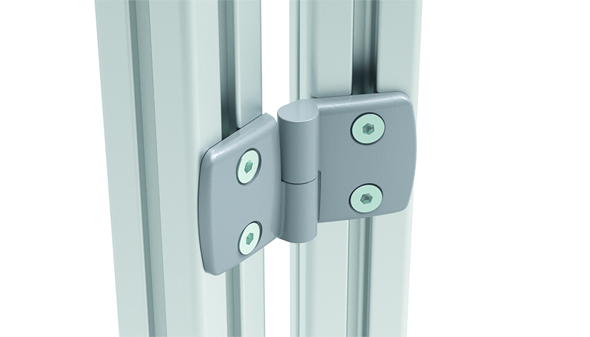 Aluminum Die-cast Combi Hinge 45. Detachable. Alu Color - immagine 3