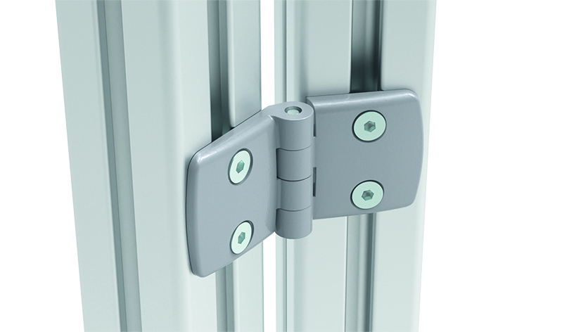 Aluminum Die-cast Combi Hinge 50. Non-detachable. Alu Color - immagine 3