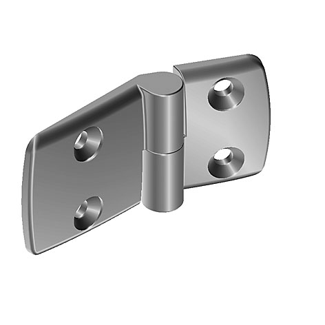 Aluminum Die-cast Combi Hinge 60. Detachable. Alu Color