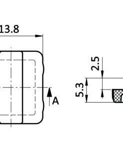 Alternative view of Centering Bolt for Aluminum Die-Cast Combi Hinge