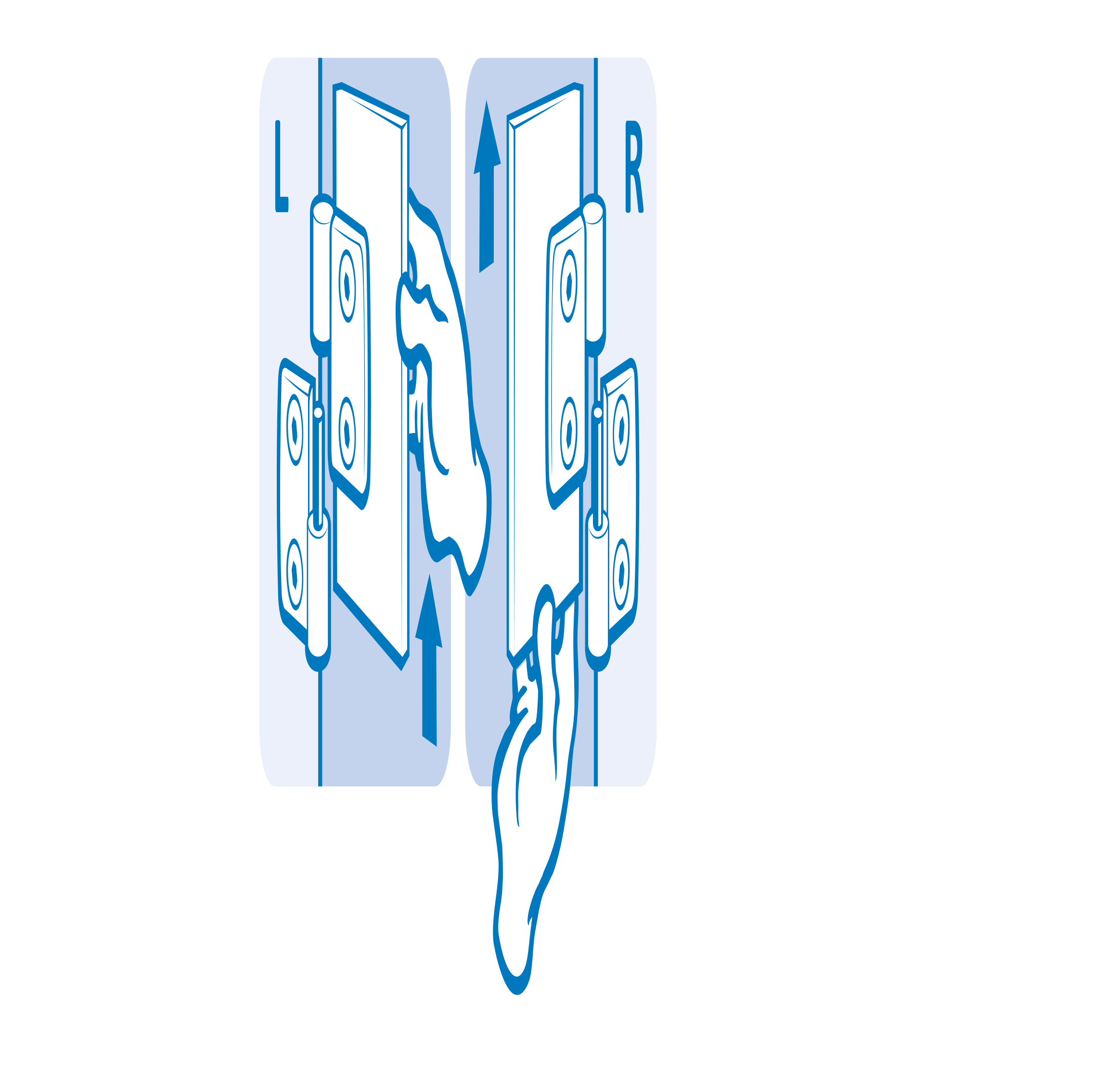 Plastic Combi Hinge 20 MINI. Detachable - immagine 4