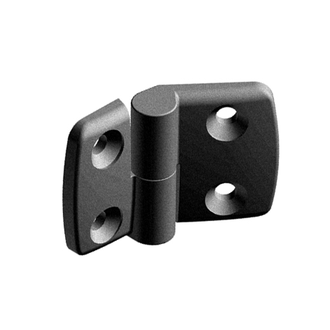 Plastic Combi Hinge 30. Detachable. Black