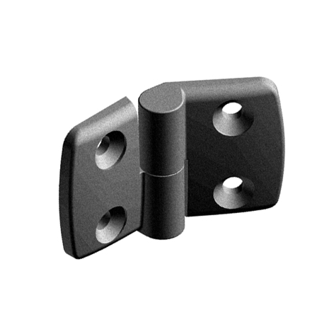 Plastic Combi Hinge 35. Detachable. Black