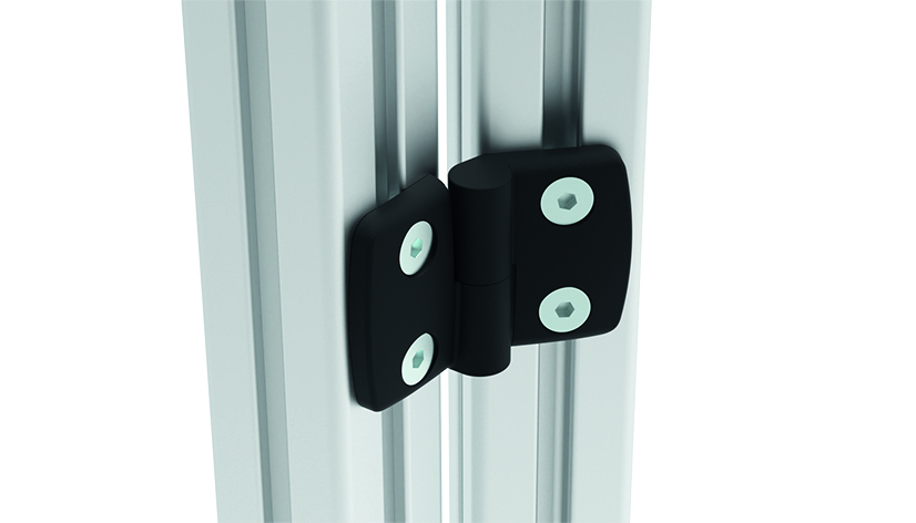 Plastic Combi Hinge 35. Detachable. Black - immagine 3
