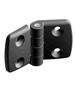 Plastic Combi Hinge 40. Non-detachable. Black