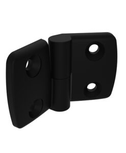 Plastic Combi Hinge 40. Detachable. Black
