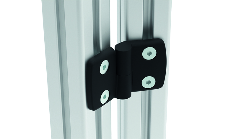 Plastic Combi Hinge 40. Detachable. Black - immagine 3