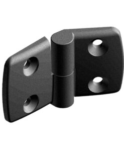 Plastic Combi Hinge 45. Detachable. Black