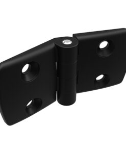 Plastic Combi Hinge 50. Non-detachable. Black
