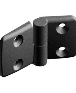 Plastic Combi Hinge 50. Detachable. Black