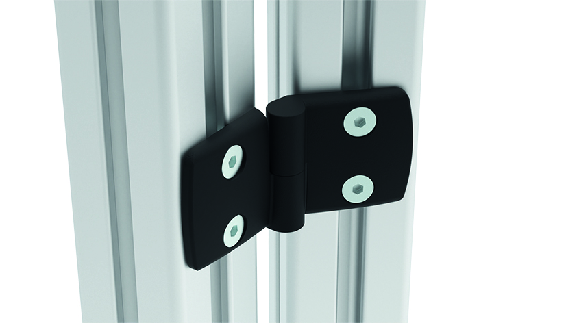 Plastic Combi Hinge 50. Detachable. Black - immagine 3
