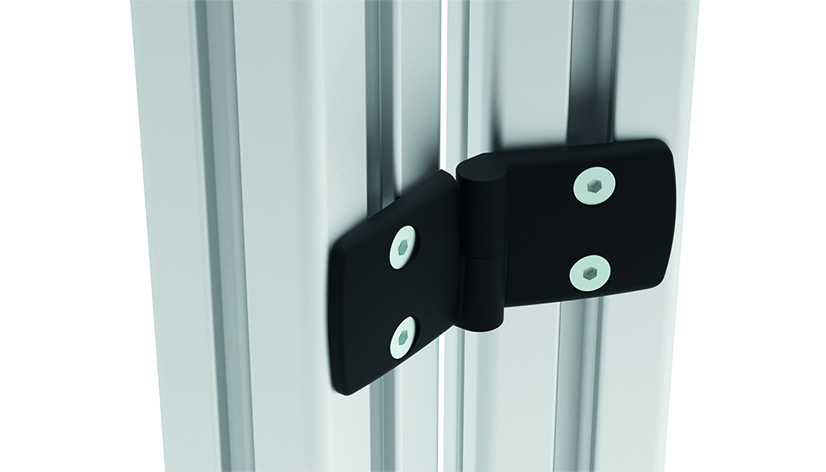 Plastic Combi Hinge 60. Detachable. Black - immagine 3