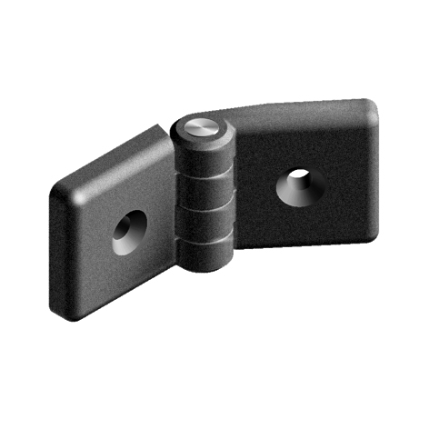 Heavy-duty Plastic Hinge 40. Black