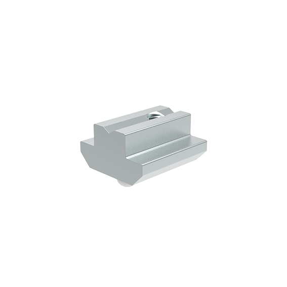 T-slot Nut 19.5 x 10.6 mm. Step Height 5.1 mm. with Spring Loaded Ball
