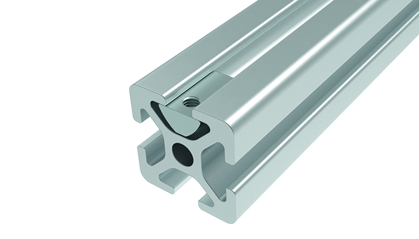 Roll-in T-slot Nut 8.0 x 4.2 mm with Spring Loaded Ball - immagine 3