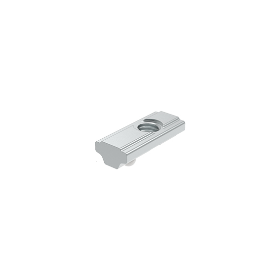 Roll-in T-slot Nut 8.0 x 4.7 mm with Spring Loaded Ball