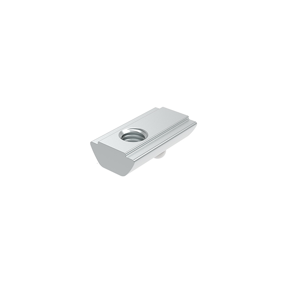 Roll-in T-slot Nut 12.5 x 6.0 mm with Spring Loaded Ball
