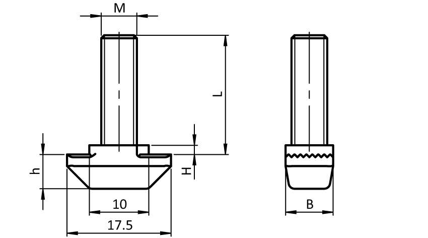 Hammer Head Screw Slot 10 - immagine 2