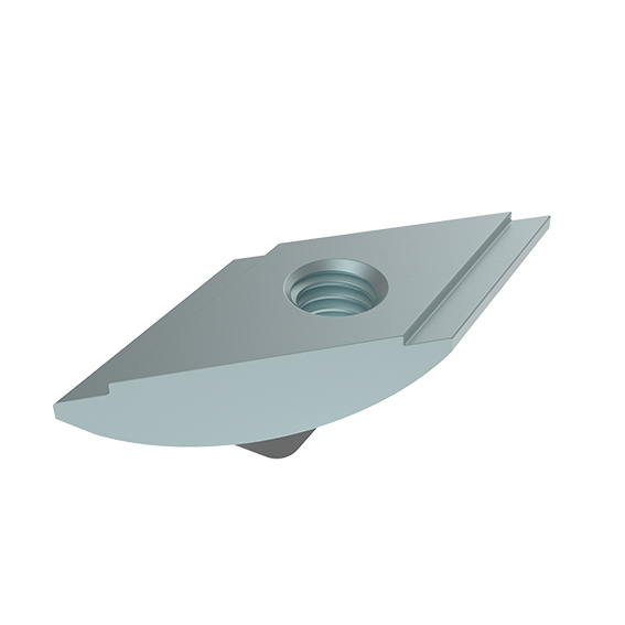 Rhombus T-slot Nut 10.8 x 3.6 mm with Spring Leaf