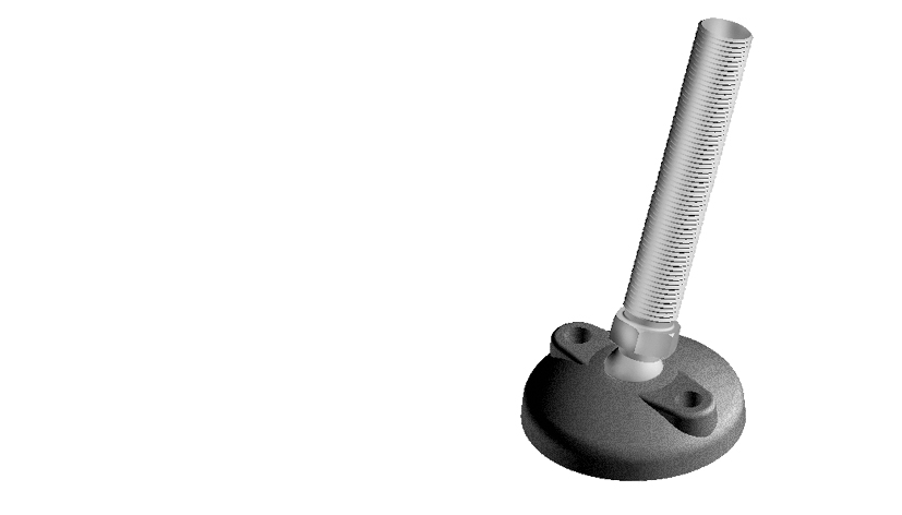 Base PA BDH for Swivel Feet. Ball Joint 22 - immagine 3