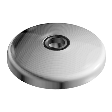 Base SS for Swivel Feet. Ball Joint 15