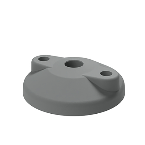 Base PA BDH for Swivel Feet. Ball Joint 15. Gray