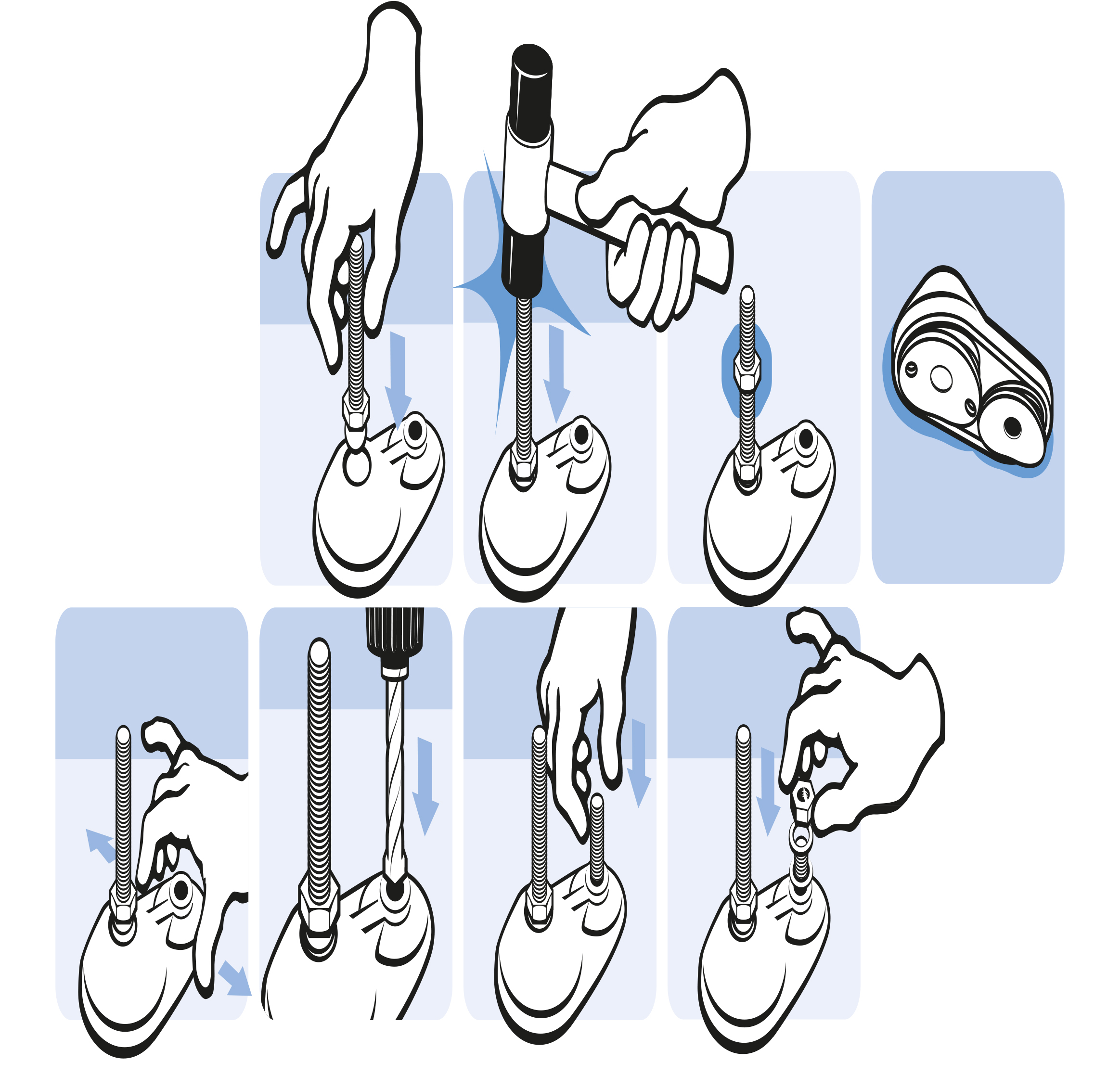 Extended Base 60 PA for Swivel Feet. Ball Joint 15 - immagine 4