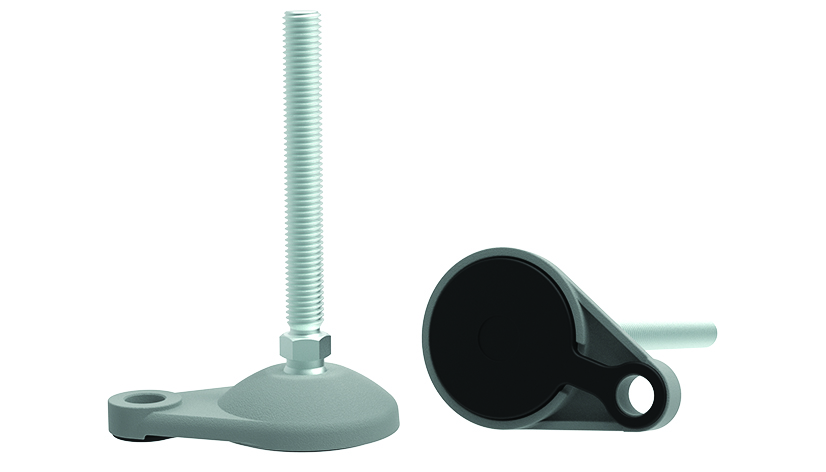 Anti-slip Plate for Extended Swivel Feet 60 PA. Ball Joint 15 - immagine 3