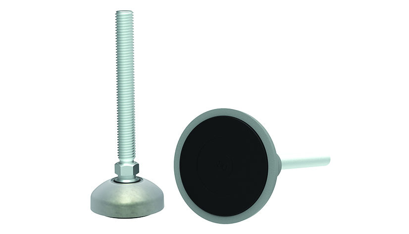 Anti-slip Plate for Swivel Feet. Ball Joint 22 - immagine 3