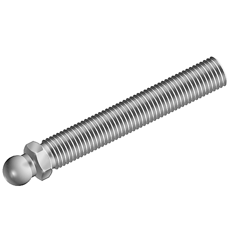 Threaded Rod SS Metric for Swivel Feet. Ball Joint 15