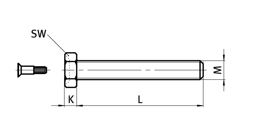 Threaded Rod SS for ECO-Feet - immagine 2