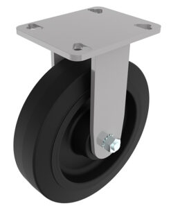 Heavy-duty Fixed Caster Ø 200 with Mounting Plate 40 / 45